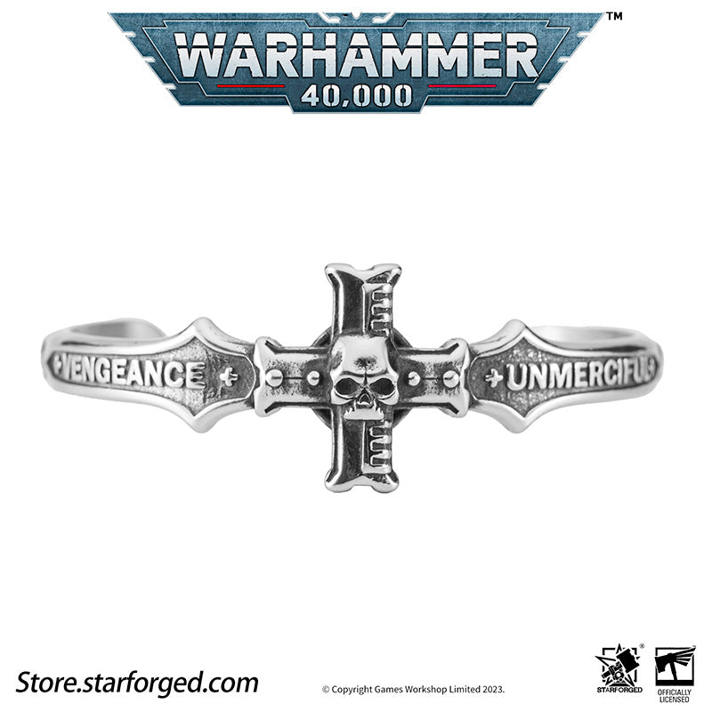 Starforged Warhammer 40K Black Templars Emperor's Champion Bracelet Men's Vintage Fashion Trends Wristband Other